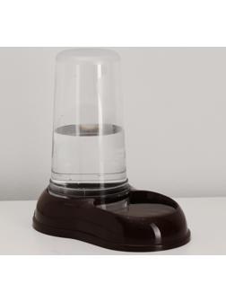 Автопоилка-автокормушка, шоколадная, 1,5 л.