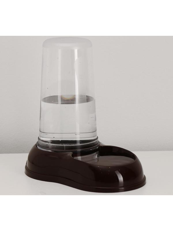 Автопоилка-автокормушка, шоколадная, 1,5 л.