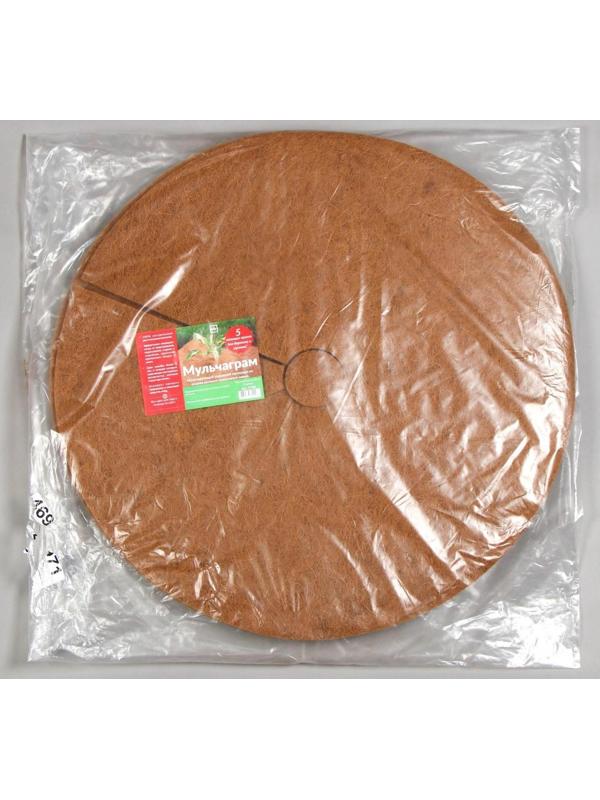 Круг приствольный, d = 0,9 м, из кокосового полотна, набор 5 шт., «Мульчаграм»