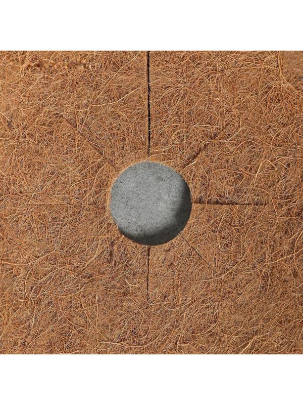 Круг приствольный, d = 0,9 м, из кокосового полотна, набор 5 шт., «Мульчаграм»