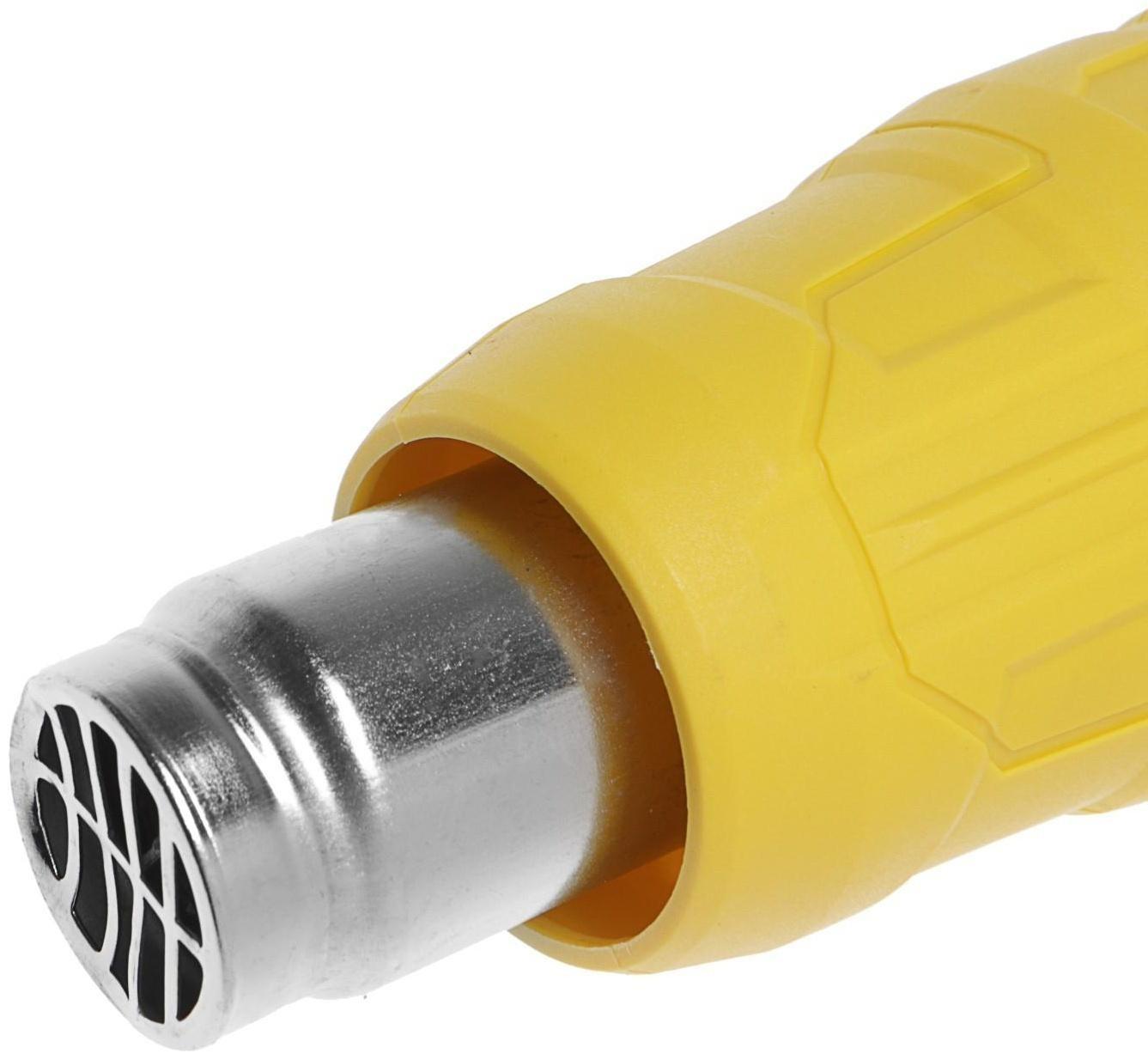 Фен технический Kolner KHG 1800, 1800 Вт, 300/500 л/мин, 300/500 С°, набор насадок