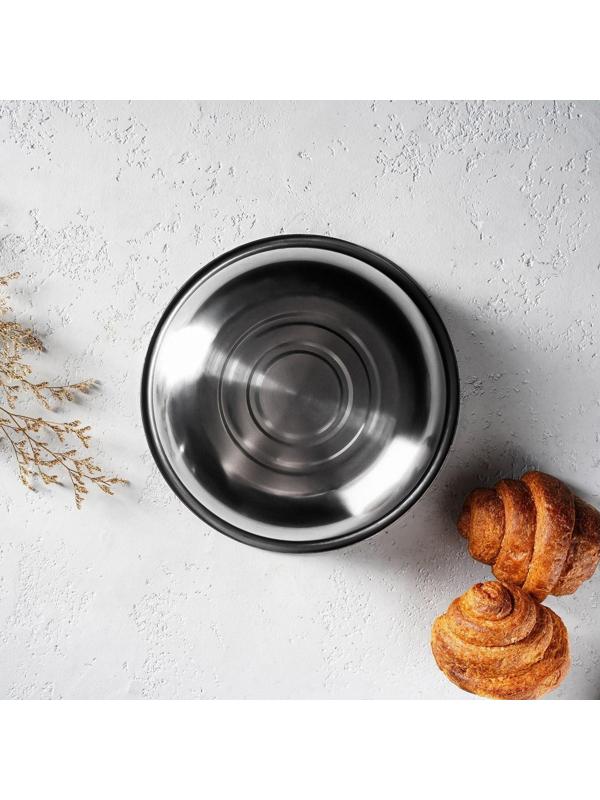 Миска из нержавеющей стали «Мэйли», 2,4 л, 23×8 см