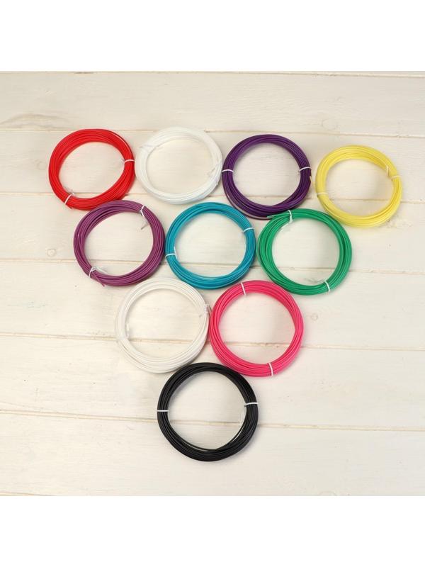 Комплект 3Д ручка с дисплеем розовая + пластик ABS 10 цветов по 10 метров