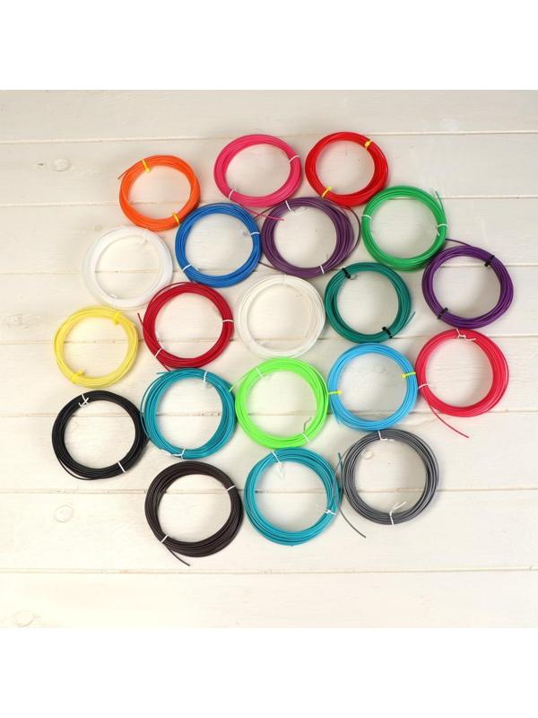 Комплект 3Д ручка с дисплеем розовая + пластик ABS 20 цветов по 10 метров