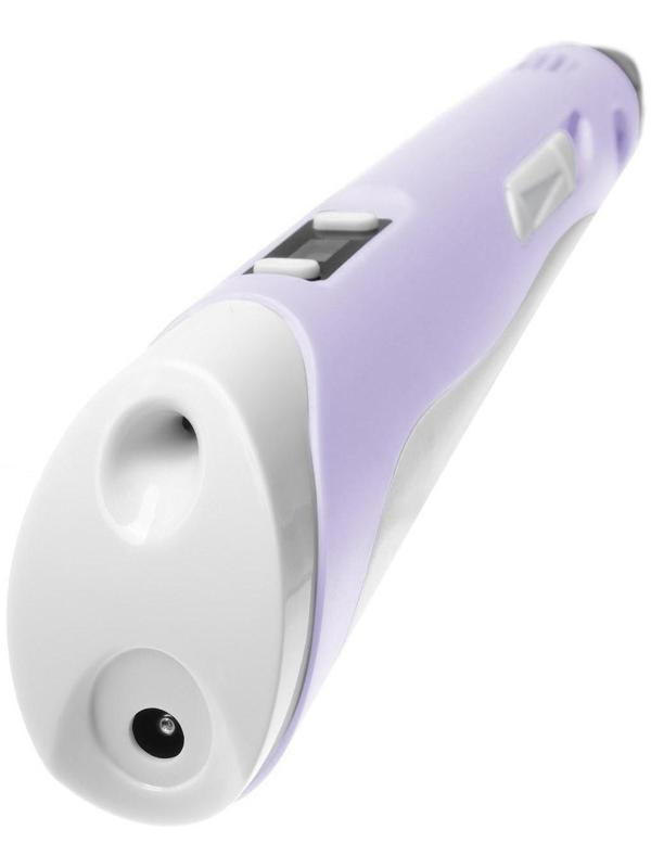 Комплект 3Д ручка NIT-PEN2 фиолетовая + пластик ABS 10 цветов по 10 метров