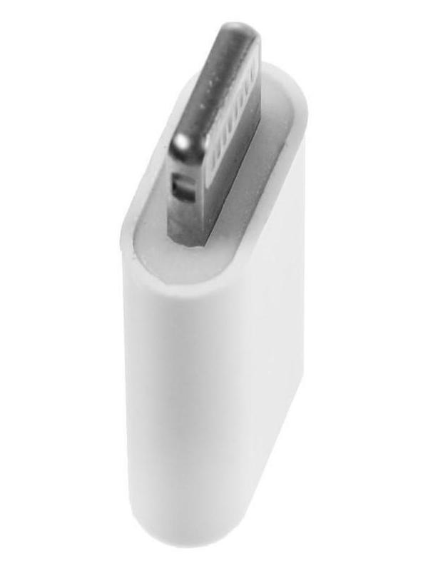 Переходник LuazON LE-016, с Type-C на Lightning, 1 шт, белый