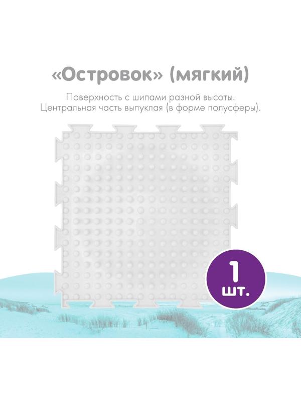 Модульный массажный коврик ОРТОДОН, набор №11 «Айсберг»