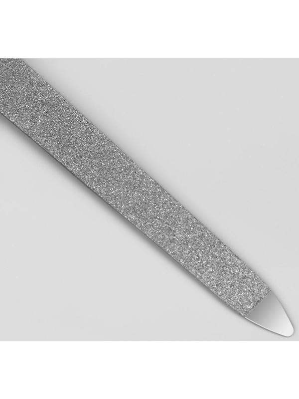 Пилка-триммер металлическая для ногтей, с защитным колпачком, 16 см, цвет «янтарный»