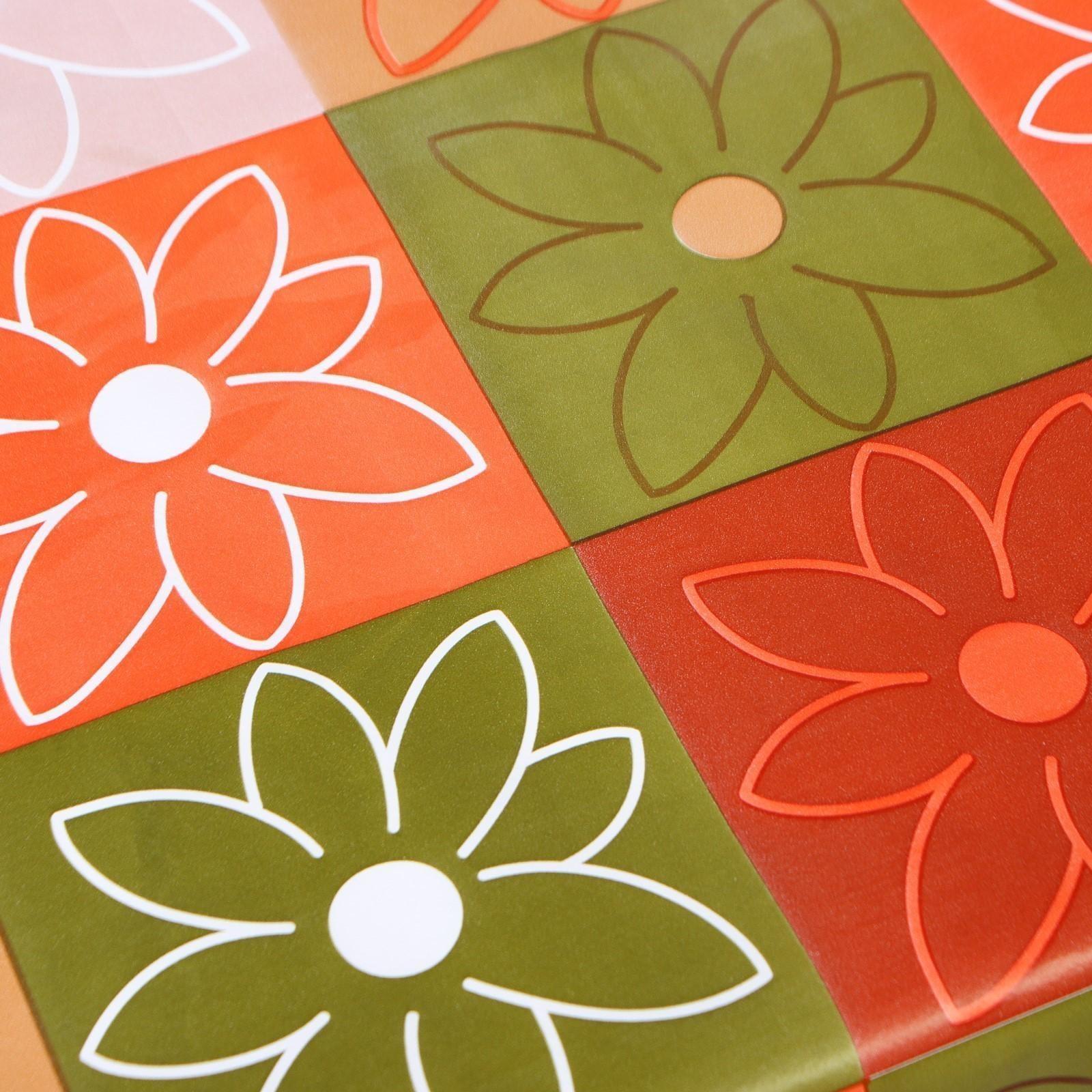 Клеёнка столовая на нетканой основе Доляна «Настроение», ширина 137 см, рулон 20 м