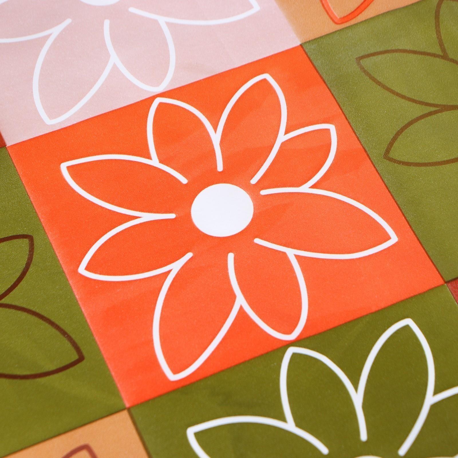 Клеёнка столовая на нетканой основе Доляна «Настроение», ширина 137 см, рулон 20 м