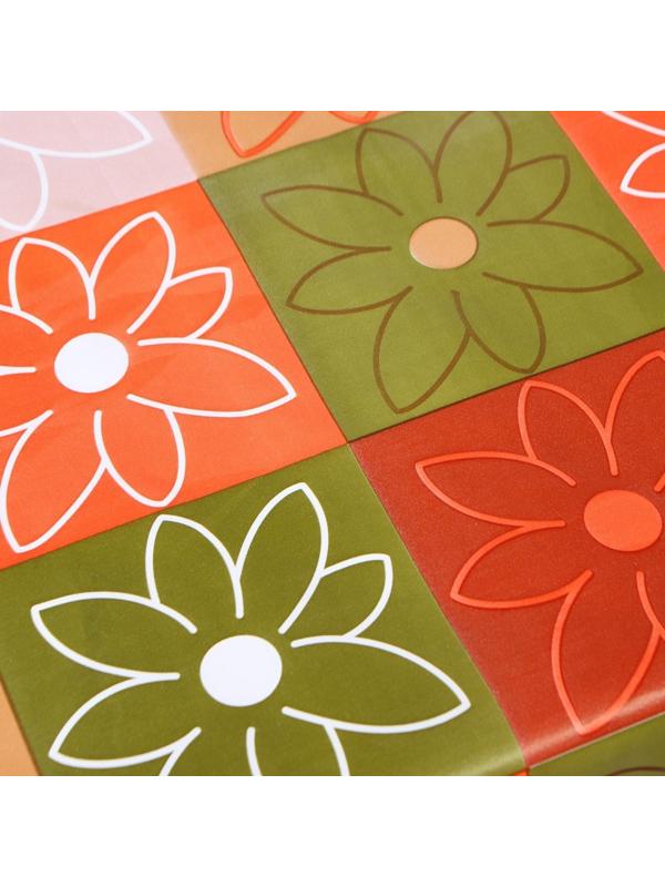 Клеёнка столовая на нетканой основе Доляна «Настроение», ширина 137 см, рулон 20 м