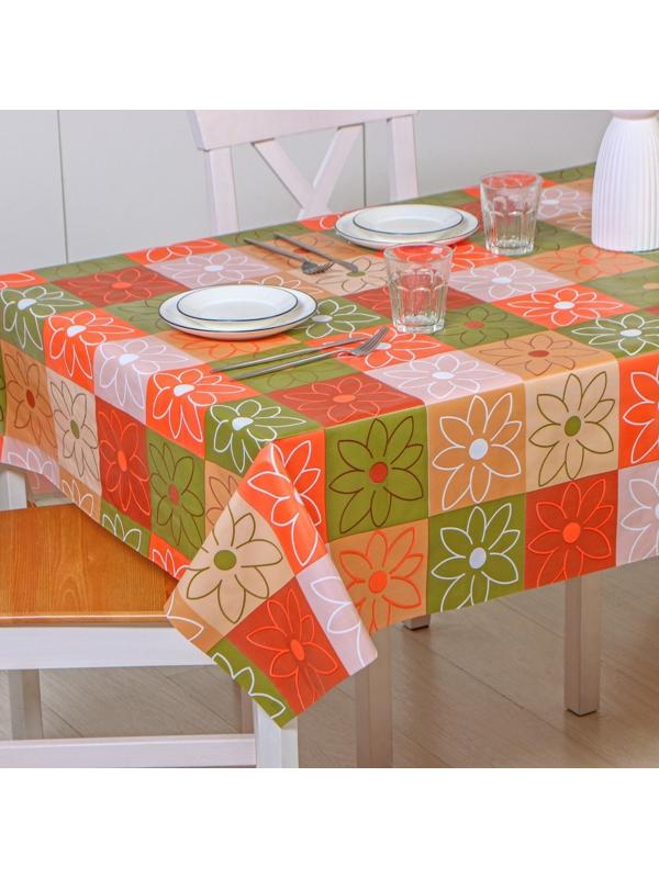 Клеёнка столовая на нетканой основе Доляна «Настроение», ширина 137 см, рулон 20 м