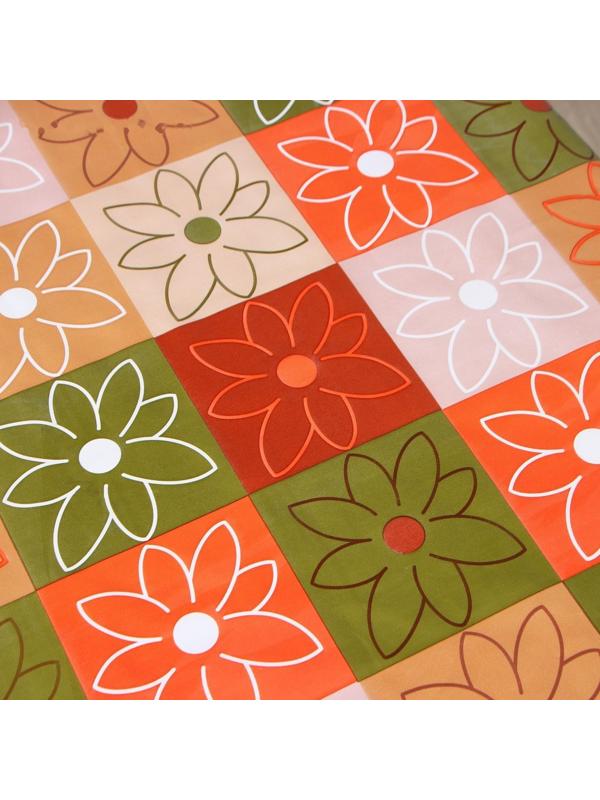 Клеёнка столовая на нетканой основе Доляна «Настроение», ширина 137 см, рулон 20 м