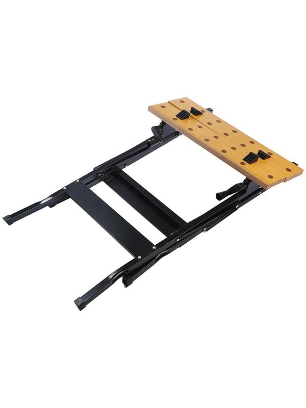 Верстак-тиски ТУНДРА, складной, 560 х 620 х 755 мм, профиль 20 х 20 мм, нагрузка до 100 кг