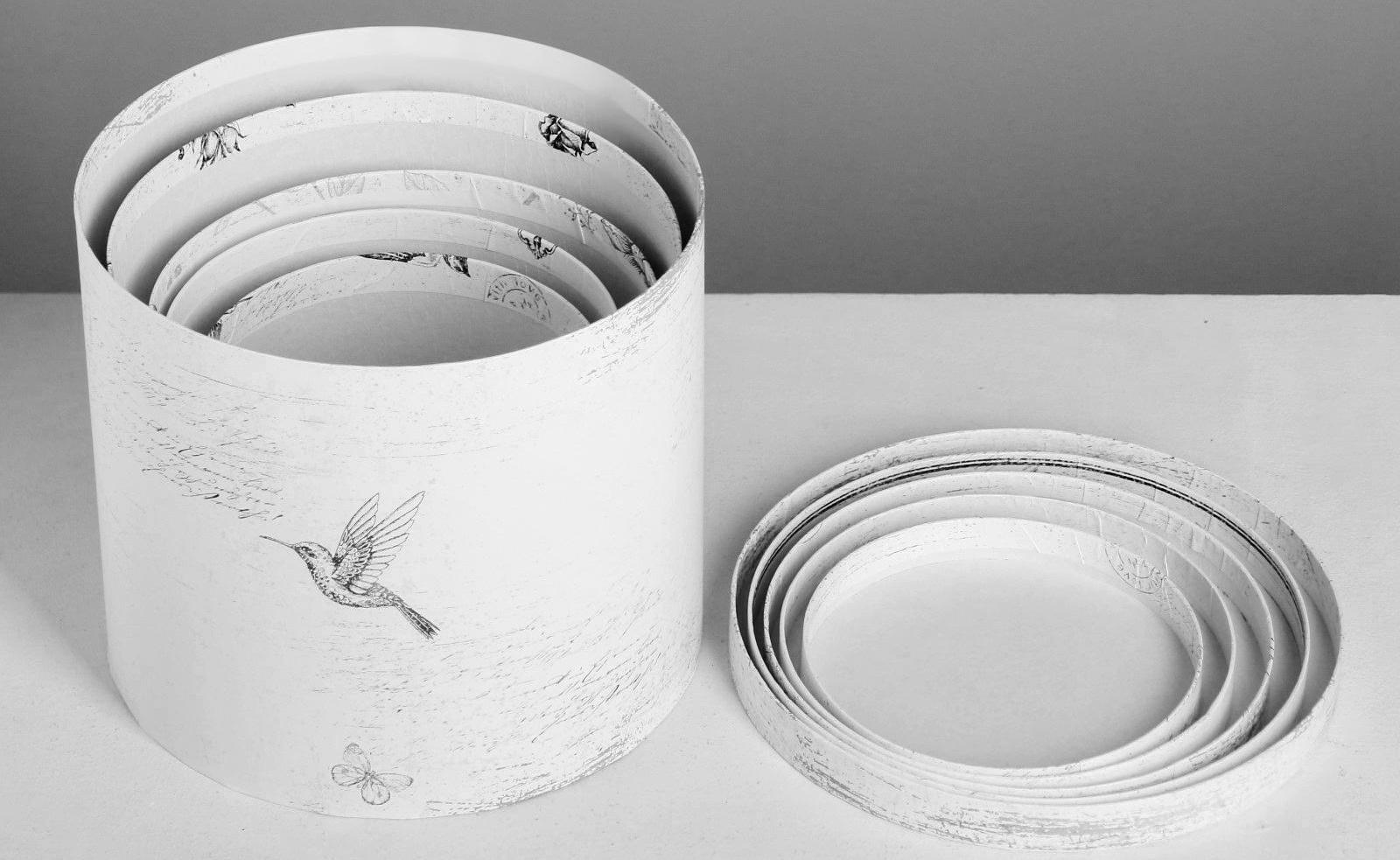 Набор подарочных коробок  5 в 1 «Шебби», 13 × 14‒19.5 × 22 см