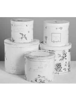 Набор подарочных коробок  5 в 1 «Шебби», 13 × 14‒19.5 × 22 см