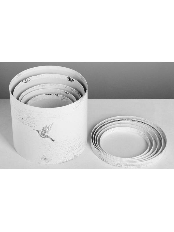 Набор подарочных коробок  5 в 1 «Шебби», 13 × 14‒19.5 × 22 см