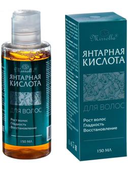 Янтарная кислота для волос Mirrolla, 150 мл