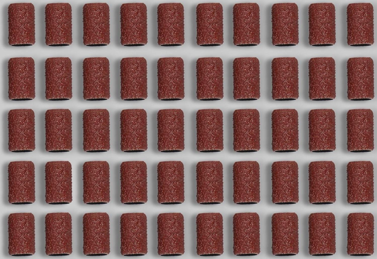 Насадки для педикюра, 50 шт, абразивность 80