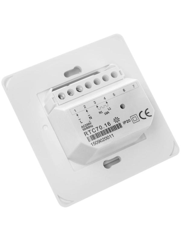 Терморегулятор RTC 70.16, механический, 16 А, 3500 Вт, датчик воздуха