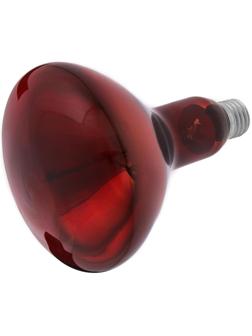 Лампа инфракрасная, 250 Вт, Е 27, 220В, длина волны 2500 нм, красная колба