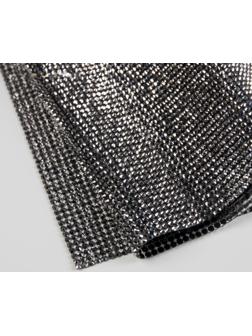 Стразы термоклеевые на листе, d = 3 мм, 40 × 24 см, цвет графитовый