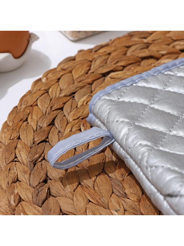 Набор прихваток «Профи», 2 шт, 29,5×15 см, цвет серый