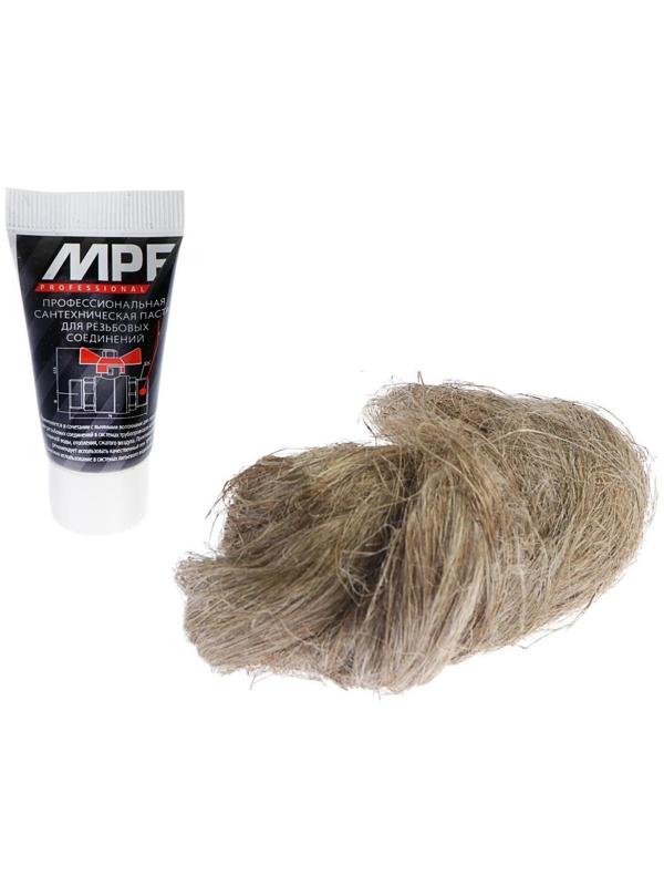 Комплект MasterProf Professional, паста уплотнительная 20-25 г + лён 20-25 г