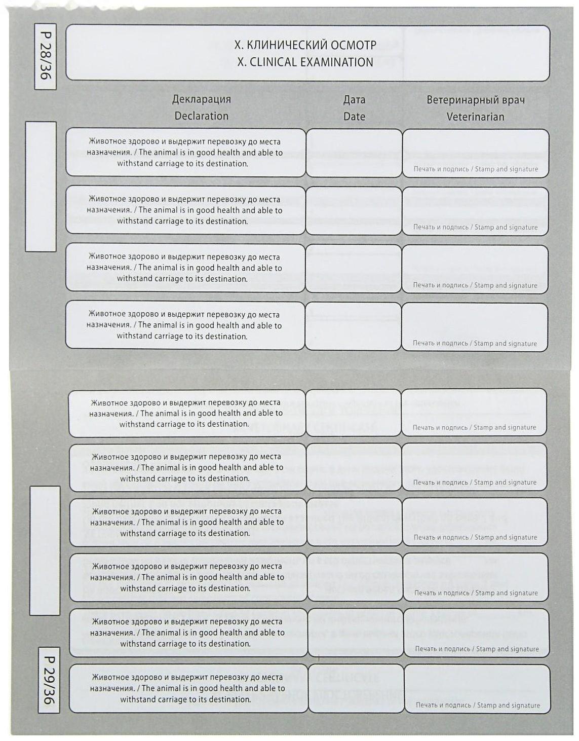 Ветеринарный паспорт международный 