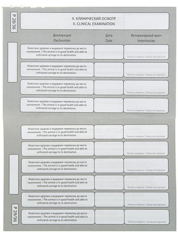 Ветеринарный паспорт международный 