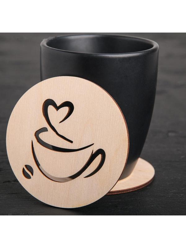 Подставка под кружку «Чашечка кофе», 9×9 см