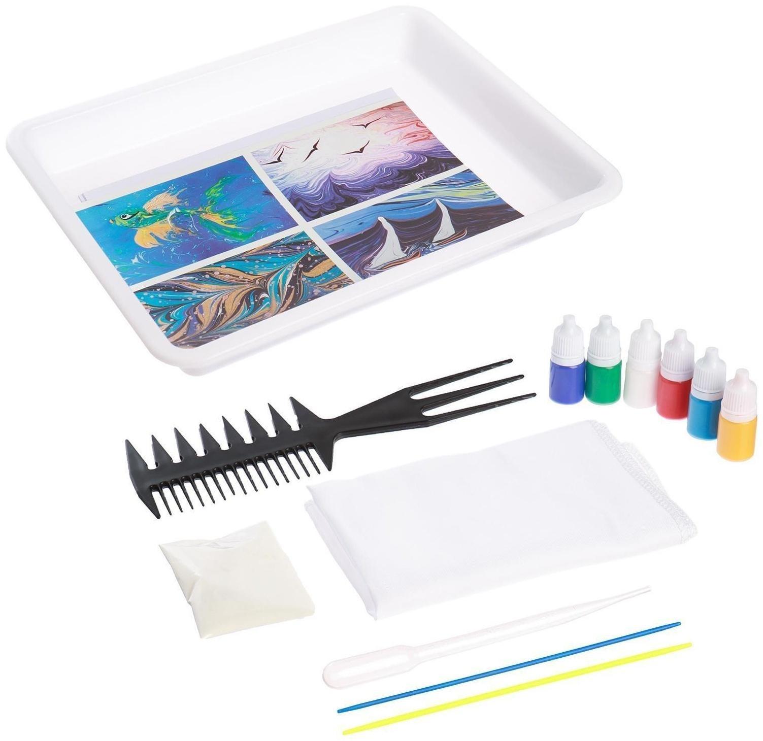 Набор для творчества. Рисование на воде: эбру «Морские мотивы»