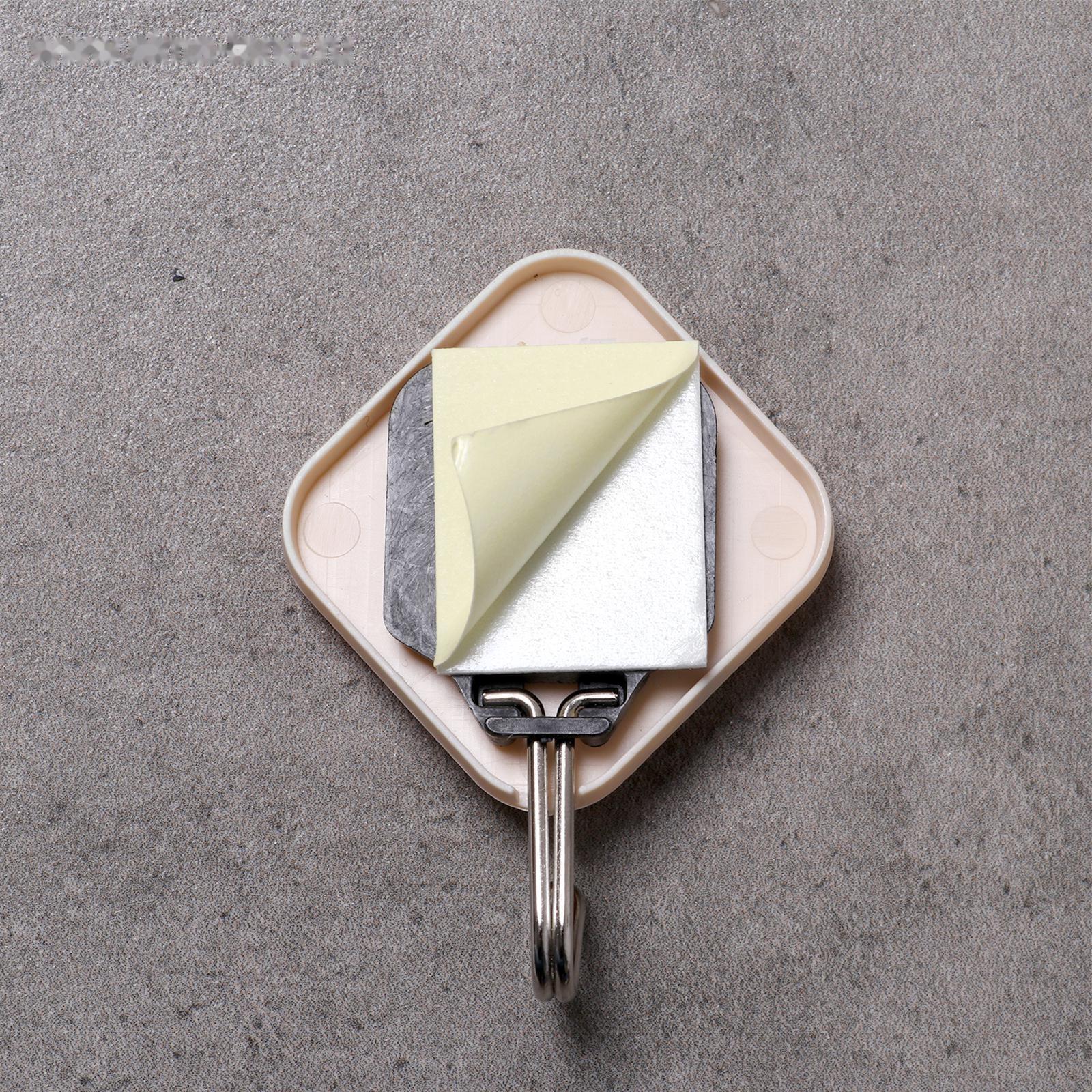 Крючок на липучке «Деревянные ромбы», 3 шт, цвет светлое дерево