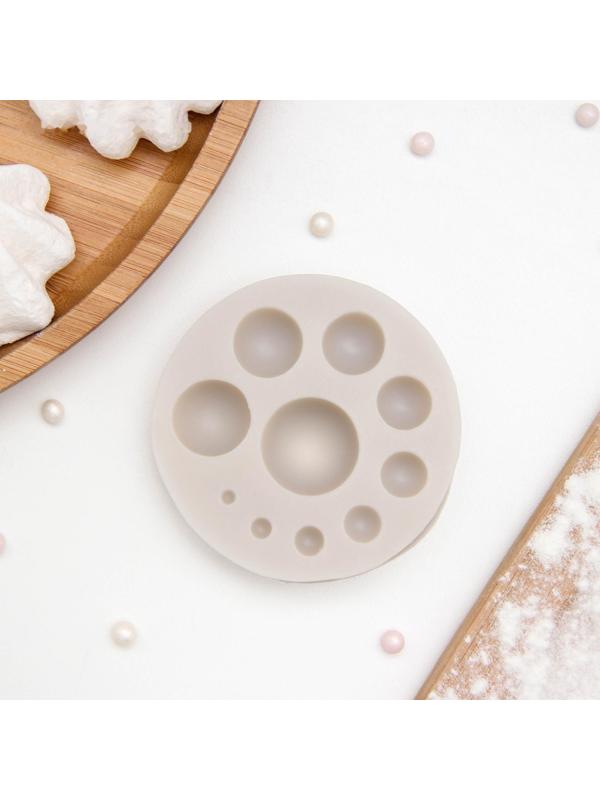 Молд «Полусфера», 6,5×6,5×1,5 см, цвет МИКС