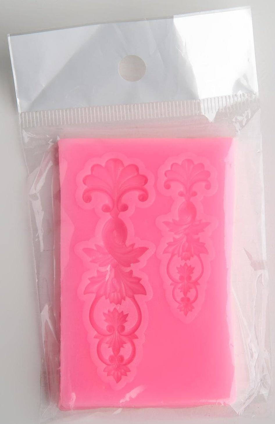 Молд «Цветочный узор», 7,7×5 см, цвет МИКС