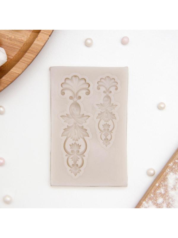 Молд «Цветочный узор», 7,7×5 см, цвет МИКС