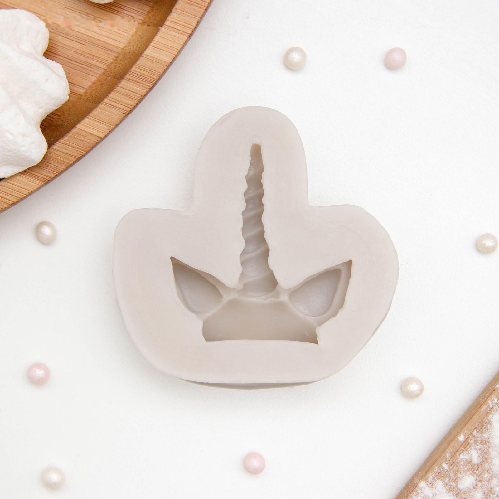 Молд «Единорог», 6,5×6,5 см , цвет МИКС