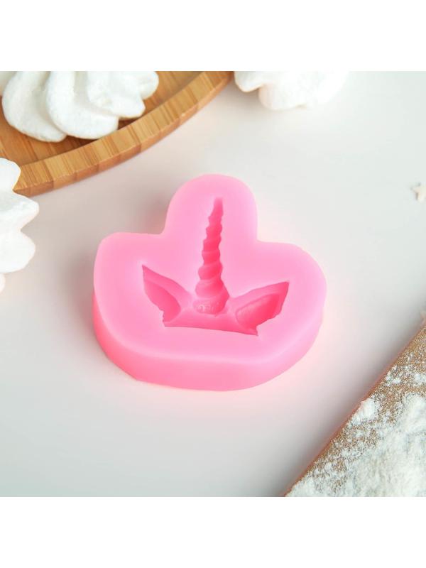 Молд «Единорог», 6,5×6,5 см , цвет МИКС