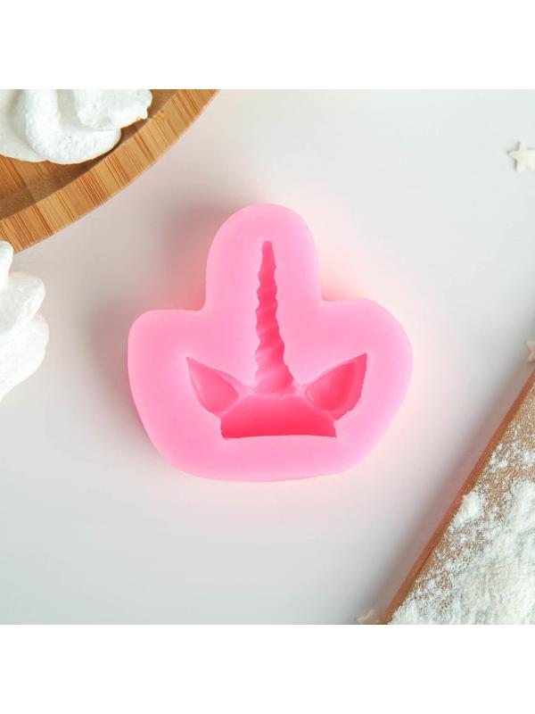 Молд «Единорог», 6,5×6,5 см , цвет МИКС