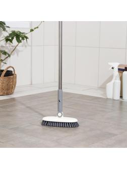 Щётка универсальная с поворотной насадкой Доляна, 18×7,5×115 см