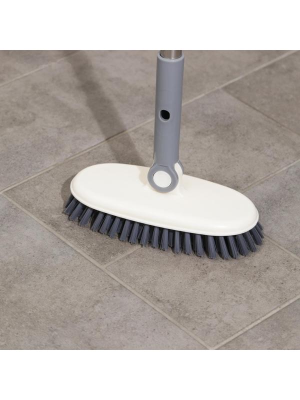 Щётка универсальная с поворотной насадкой Доляна, 18×7,5×115 см