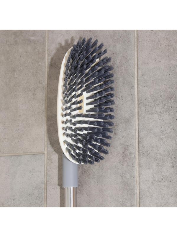 Щётка универсальная с поворотной насадкой Доляна, 18×7,5×115 см