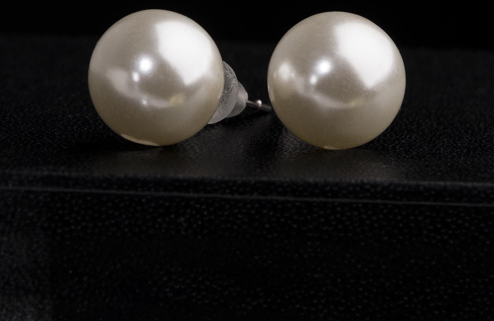 Серьги с жемчугом 