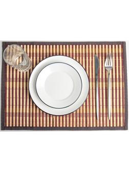 Салфетка сервировочная на стол «Кант», 45×30 см, цвет коричневый