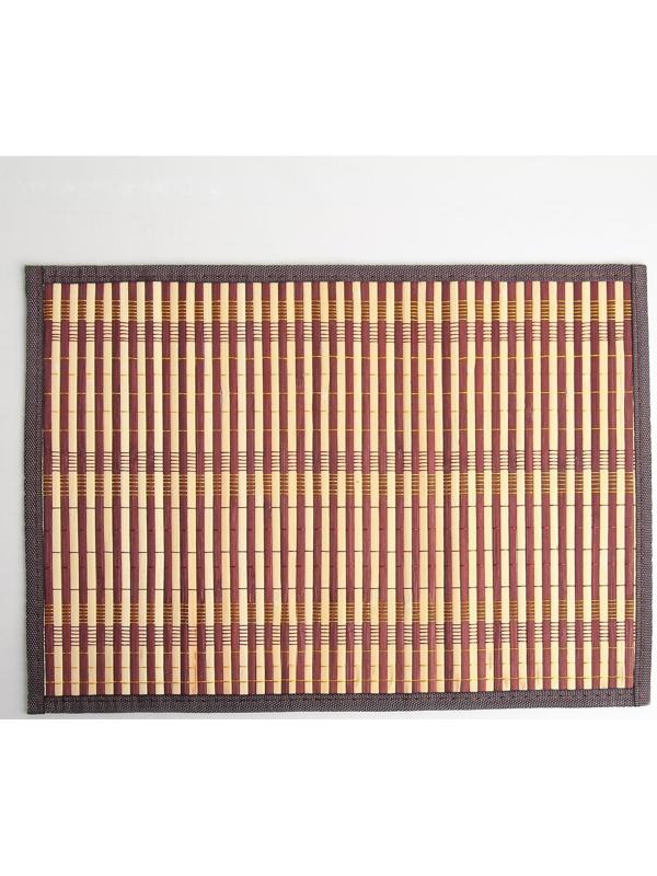 Салфетка сервировочная на стол «Кант», 45×30 см, цвет коричневый