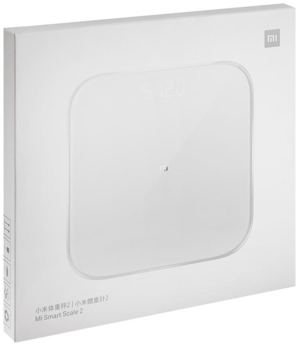 Весы Xiaomi Mi Smart Scale 2, электронные, диагностические, до 150 кг, белые