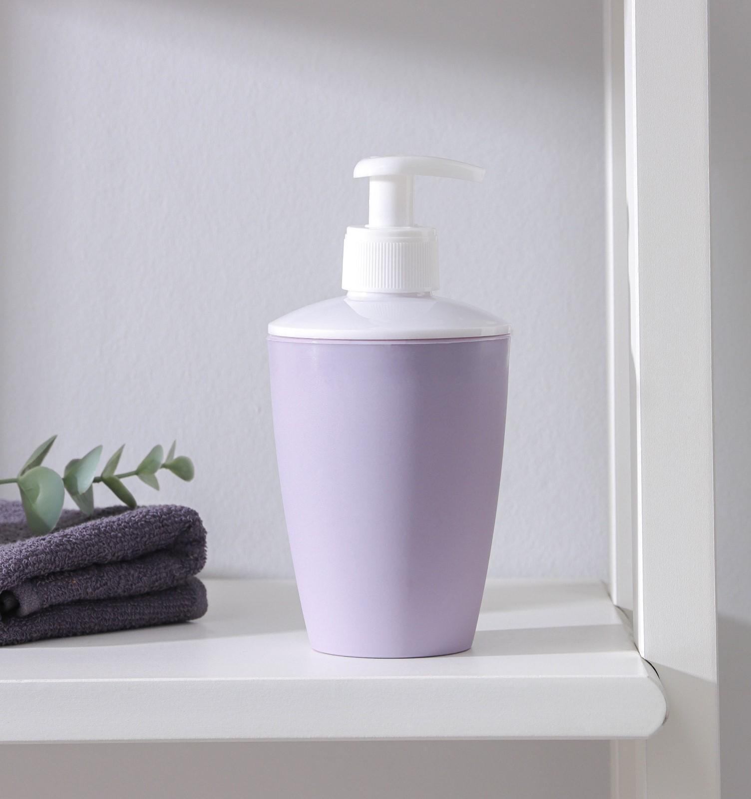 Дозатор для жидкого мыла «Стиль», 400 мл, цвет МИКС