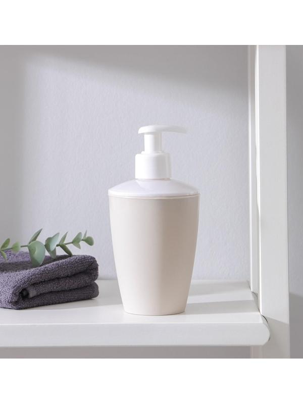 Дозатор для жидкого мыла «Стиль», 400 мл, цвет МИКС