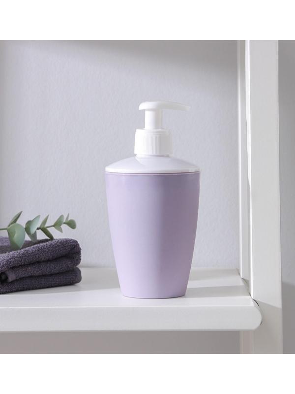 Дозатор для жидкого мыла «Стиль», 400 мл, цвет МИКС