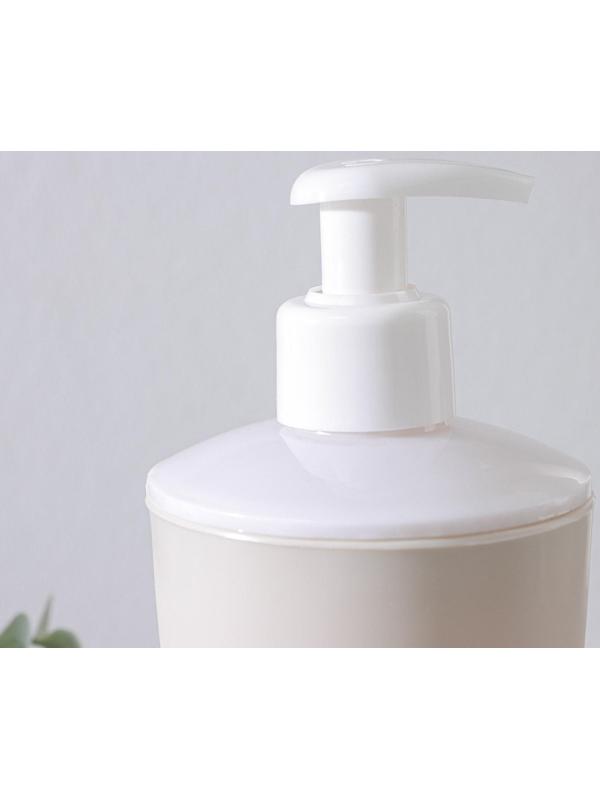 Дозатор для жидкого мыла «Стиль», 400 мл, цвет МИКС